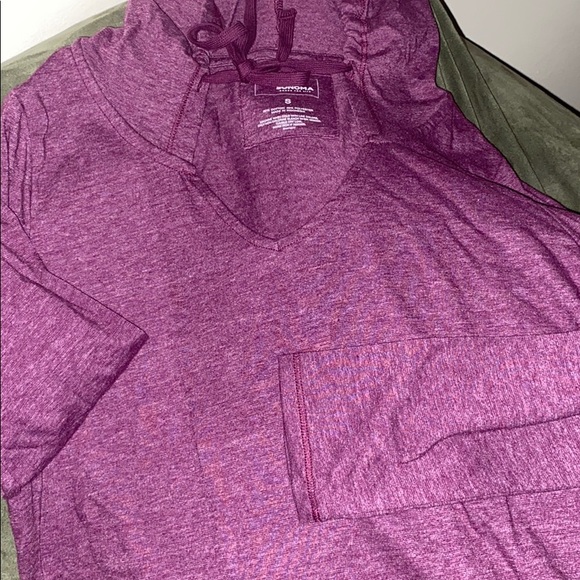 NWT burgundy hoodie women small - Picture 5 of 5